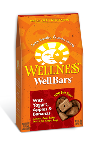 Wellness WellBars Yogurt, Apples & Bananas Dog Treat 20oz - Kohepets