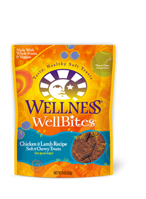 Wellness WellBites Chicken & Lamb Dog Treat 227g - Kohepets
