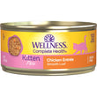 Wellness Complete Health Chicken Pate Grain-Free Kitten Canned Cat Food 5.5oz