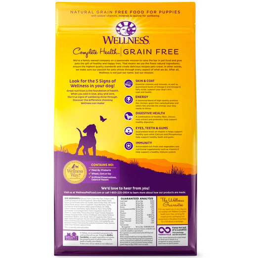 Wellness Complete Health Grain Free Puppy Dry Dog Food Kohepets