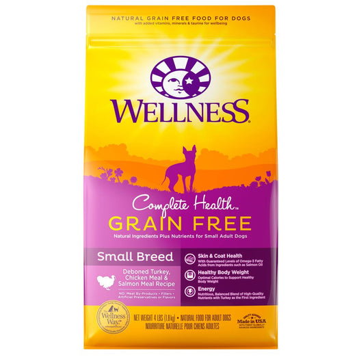 Wellness Complete Health Grain Free Small Breed Dry Dog Food - Kohepets