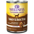 20% OFF: Wellness Complete Health Turkey & Duck Stew With Cranberries & Sweet Potatoes Grain-Free Canned Dog Food 354g