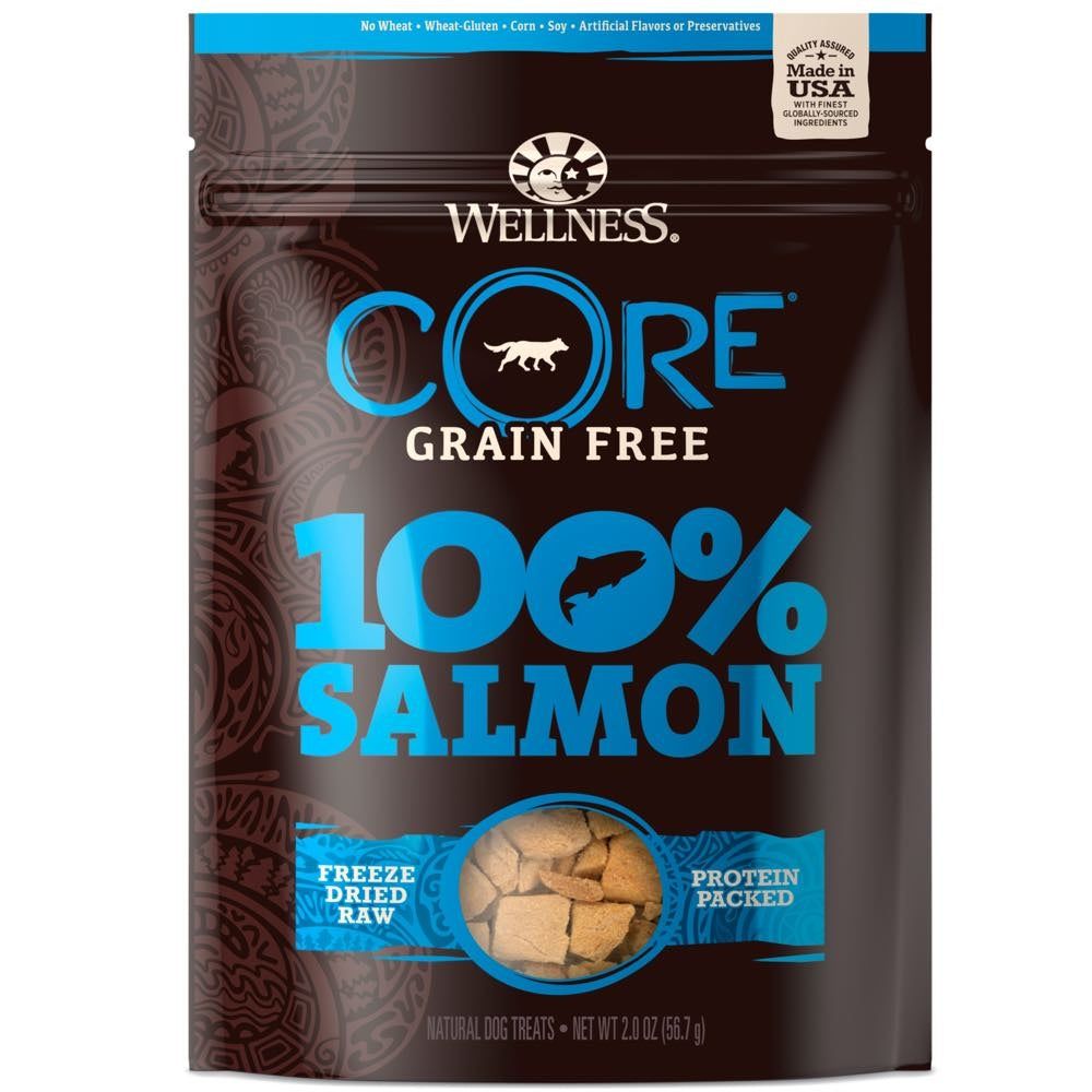 Wellness CORE 100% Salmon Freeze Dried Dog Treats 2oz - Kohepets