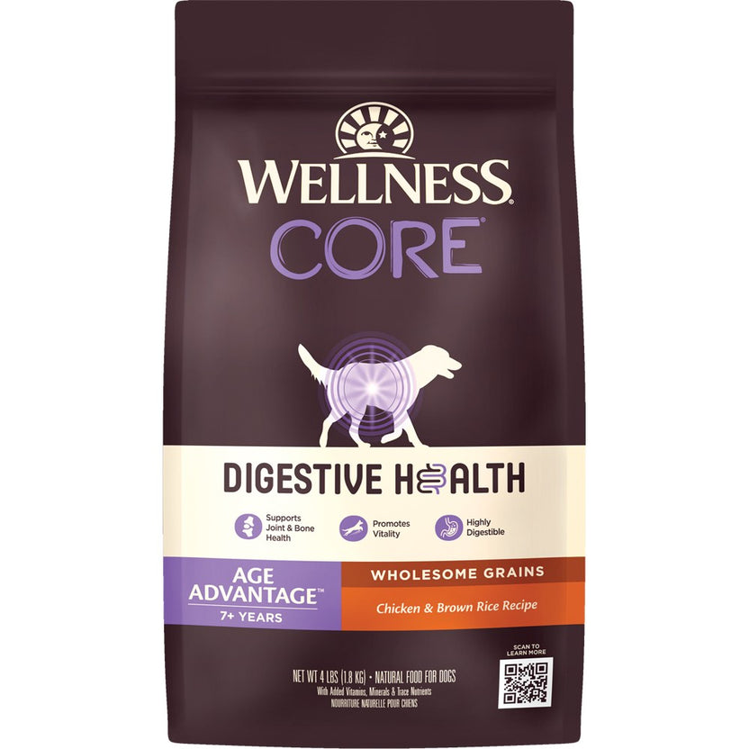 Wellness CORE Digestive Health Age Advantage Chicken & Brown Rice ...