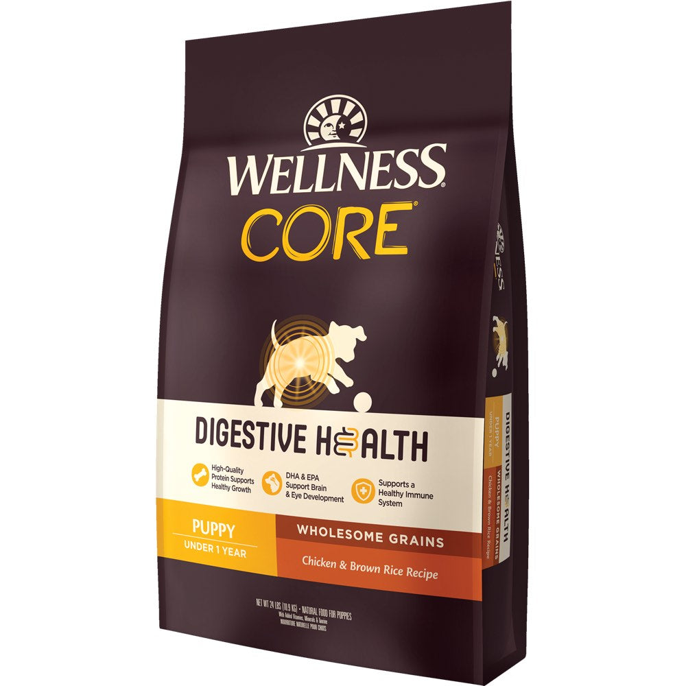 Wellness CORE Digestive Health Chicken & Brown Rice Puppy Dry Dog Food
