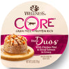 10% OFF: Wellness CORE Divine Duos Chicken Pate & Diced Salmon In Gravy Wet Cat Food 2.8oz - Kohepets