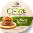 10% OFF: Wellness CORE Divine Duos Chicken Pate & Diced Turkey In Gravy Wet Cat Food 2.8oz - Kohepets