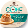 10% OFF: Wellness CORE Divine Duos Tuna Pate & Diced Salmon In Gravy Wet Cat Food 2.8oz - Kohepets