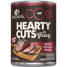 20% OFF: Wellness CORE Hearty Cuts In Gravy Beef & Venison Grain-Free Canned Dog Food 354g