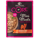 Wellness CORE Mini Meals Shredded Chicken & Turkey Dinner In Gravy Grain-Free Pouch Dog Food 3oz