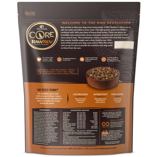 Wellness CORE RawRev Original Adult GrainFree Dry Dog Food Kohepets