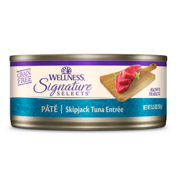 20% OFF: Wellness Core Signature Selects Skipjack Tuna Entrée Pâté Canned Cat Food 150g - Kohepets