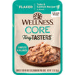 Wellness CORE Tiny Tasters Tuna & Salmon Flaked Grain-Free Adult Pouch Cat Food 1.75oz