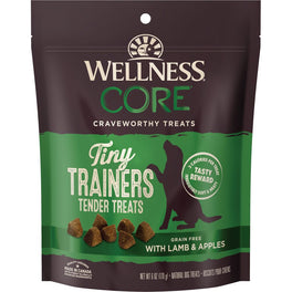 20% OFF: Wellness Core Tiny Trainers Lamb & Apple Grain-Free Dog Treats 6oz