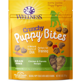 Wellness Crunchy Puppy Bites Chicken & Carrots Recipe Dog Treats 6oz - Kohepets