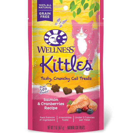 10% OFF: Wellness Kittles Salmon & Cranberries Cat Treats 57g - Kohepets