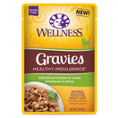 20% OFF: Wellness Healthy Indulgence Gravies Chicken & Turkey In Gravy Grain-Free Pouch Cat Food 3oz