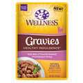 10% OFF: Wellness Healthy Indulgence Gravies Tuna & Mackerel In Gravy Pouch Cat Food 3oz - Kohepets