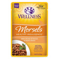 10% OFF: Wellness Healthy Indulgence Morsels Chicken & Salmon In Sauce Pouch Cat Food 3oz - Kohepets