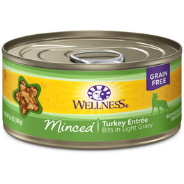 Wellness Complete Health Minced Turkey Entree Canned Cat Food 156g - Kohepets