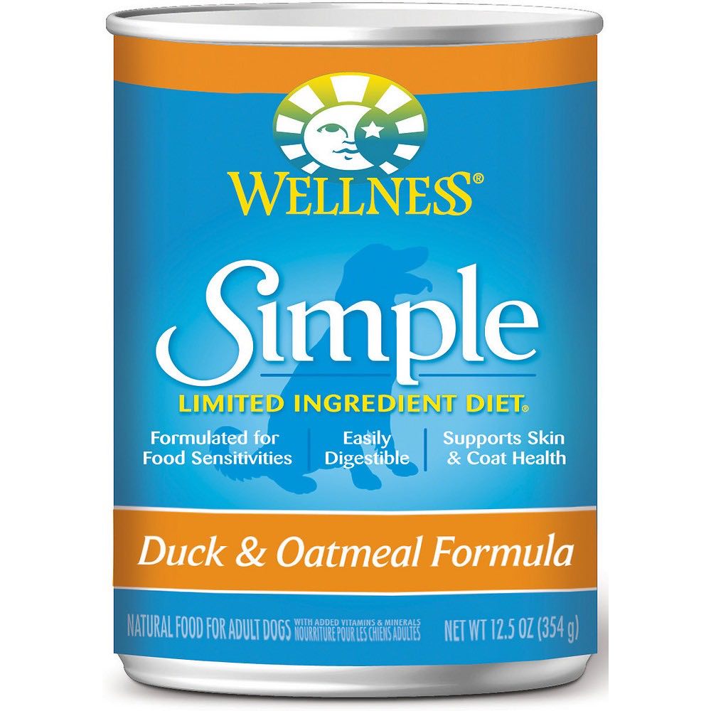 20% OFF: Wellness Simple Duck & Oatmeal Canned Dog Food 354g - Kohepets