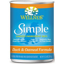 Wellness Simple Duck & Oatmeal Canned Dog Food 354g