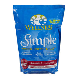 'FREE Treats w 24lb': Wellness Simple Grain-Free Salmon & Potato Formula Dry Dog Food - Kohepets