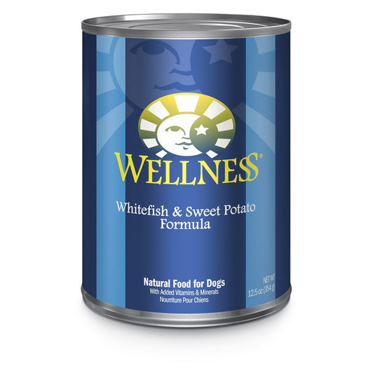 20% OFF: Wellness Complete Health Whitefish & Sweet Potato Canned Dog Food 354g - Kohepets