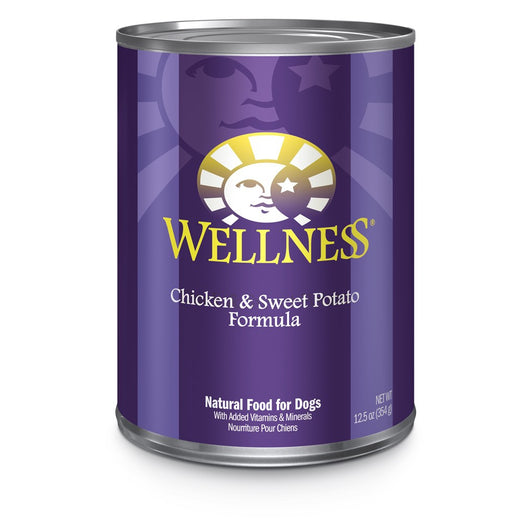 20% OFF: Wellness Complete Health Chicken & Sweet Potato Canned Dog Food 354g - Kohepets