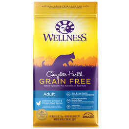 Wellness Complete Health Grain Free Adult Deboned Chicken & Chicken Meal Dry Cat Food - Kohepets