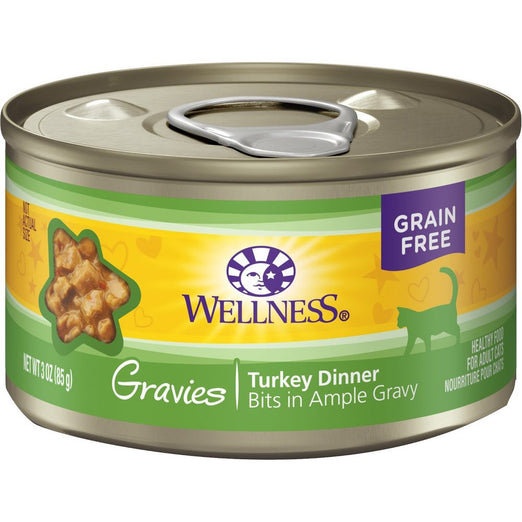Wellness Complete Health Gravies Turkey Dinner Canned Cat Food 85g - Kohepets