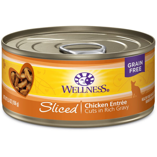 Wellness Complete Health Sliced Chicken Entree Canned Cat Food 156g - Kohepets