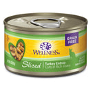 Wellness Complete Health Sliced Turkey Entree Grain-Free Canned Cat Food 156g