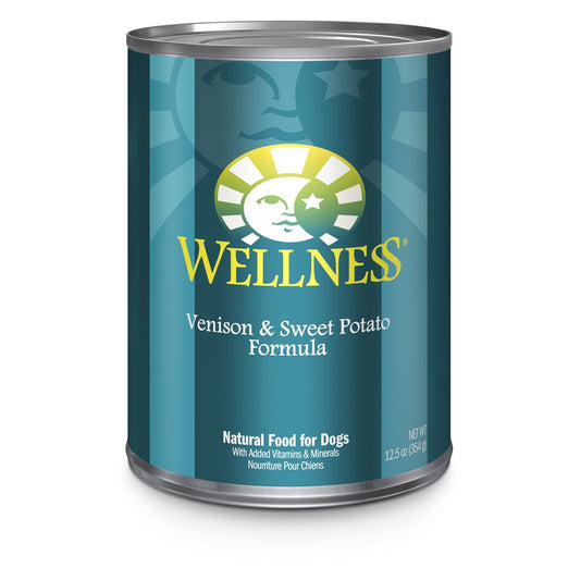 20% OFF: Wellness Complete Health Venison & Sweet Potato Canned Dog Food 354g - Kohepets