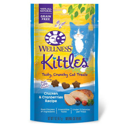 10% OFF: Wellness Kittles Chicken & Cranberries Cat Treats 57g - Kohepets