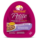 20% OFF: Wellness Petite Entrees Shredded Medley Roasted Chicken, Duck Grain-Free Tray Dog Food 85g