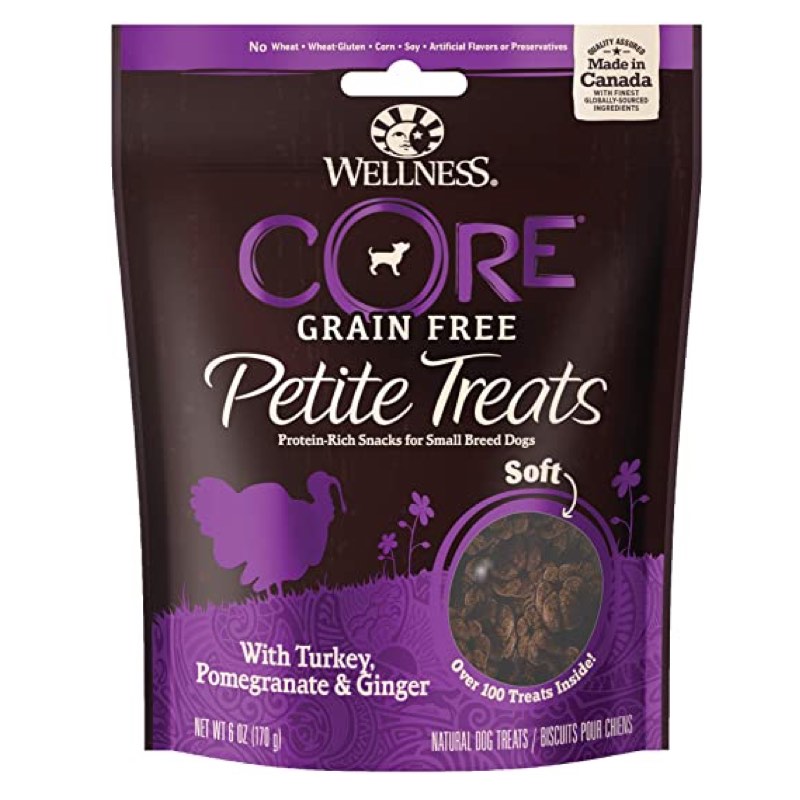 Wellness Core Petite Treats Turkey, Pomegranate & Ginger Soft Dog Treats 170g - Kohepets