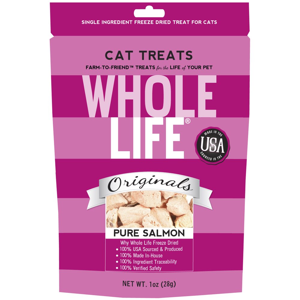 Whole Life Originals Freeze Dried Salmon Cat Treats 1oz - Kohepets