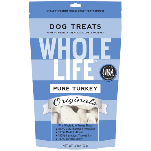 Whole Life Originals Freeze Dried Turkey Breast Dog Treats - Kohepets