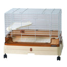 Wild Sanko Easy Home Next To Rabbit Cage With Pull Out Tray