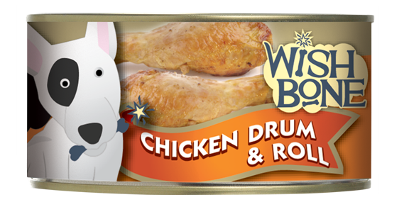 Wishbone Chicken Drum & Roll Canned Dog Food 80g - Kohepets