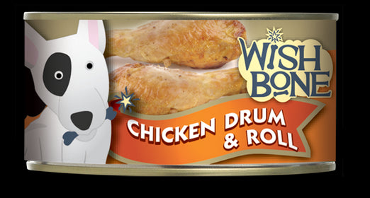 Wishbone Chicken Drum & Roll Canned Dog Food 80g - Kohepets