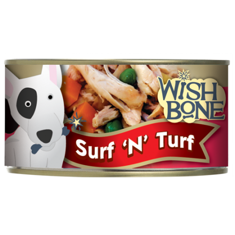 Wishbone Surf & Turf Canned Dog Food 80g - Kohepets