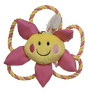 Dogit Luvz Plush Yellow Flora Flower Dog Toy