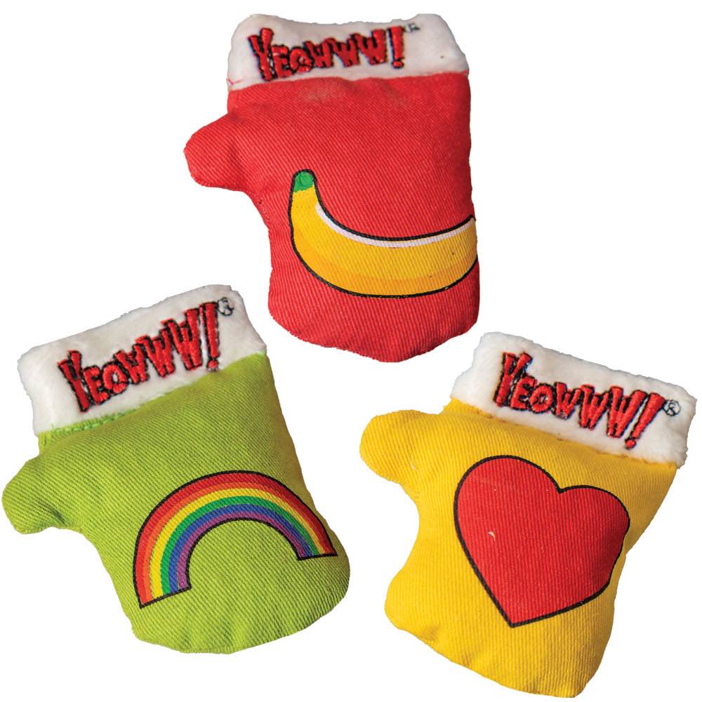 Yeowww! Kitten Mittens Catnip Cat Toys