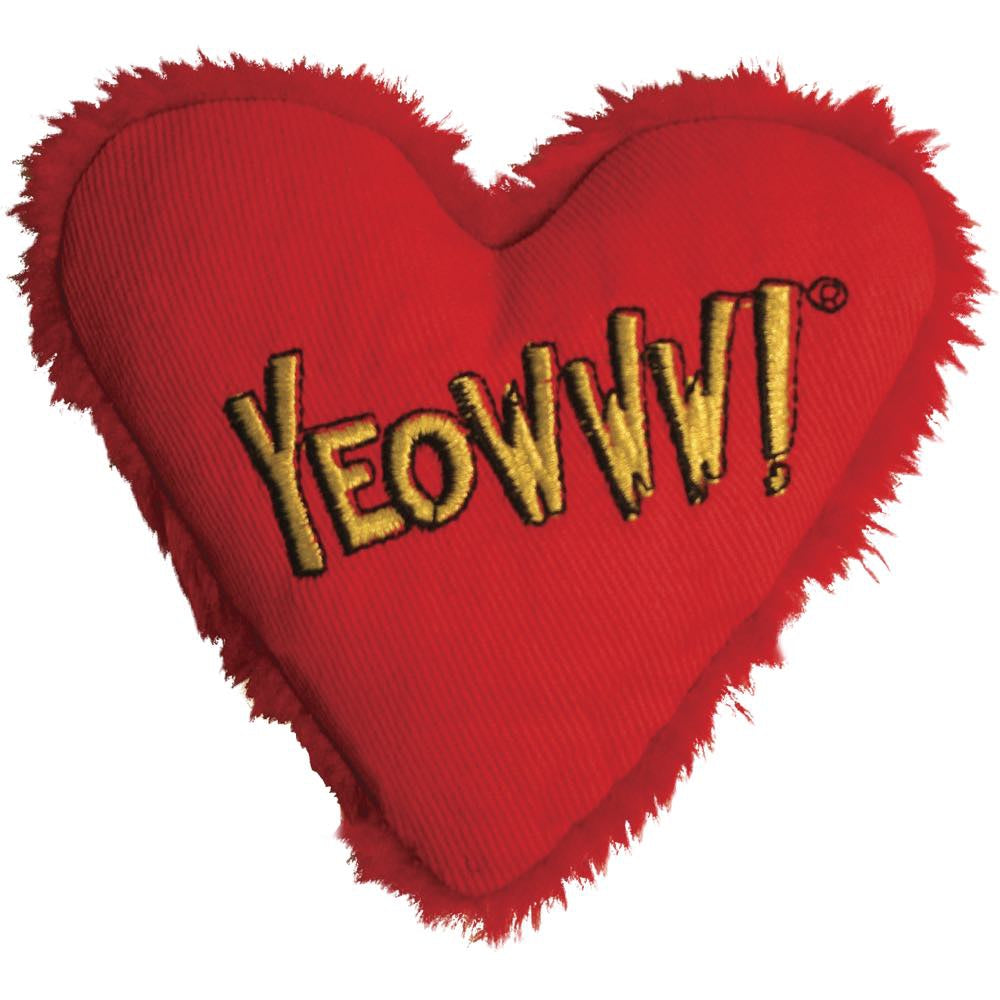 Yeowww! Catnip Hearrrt Attacks YEOWWW Cat Toy - Kohepets