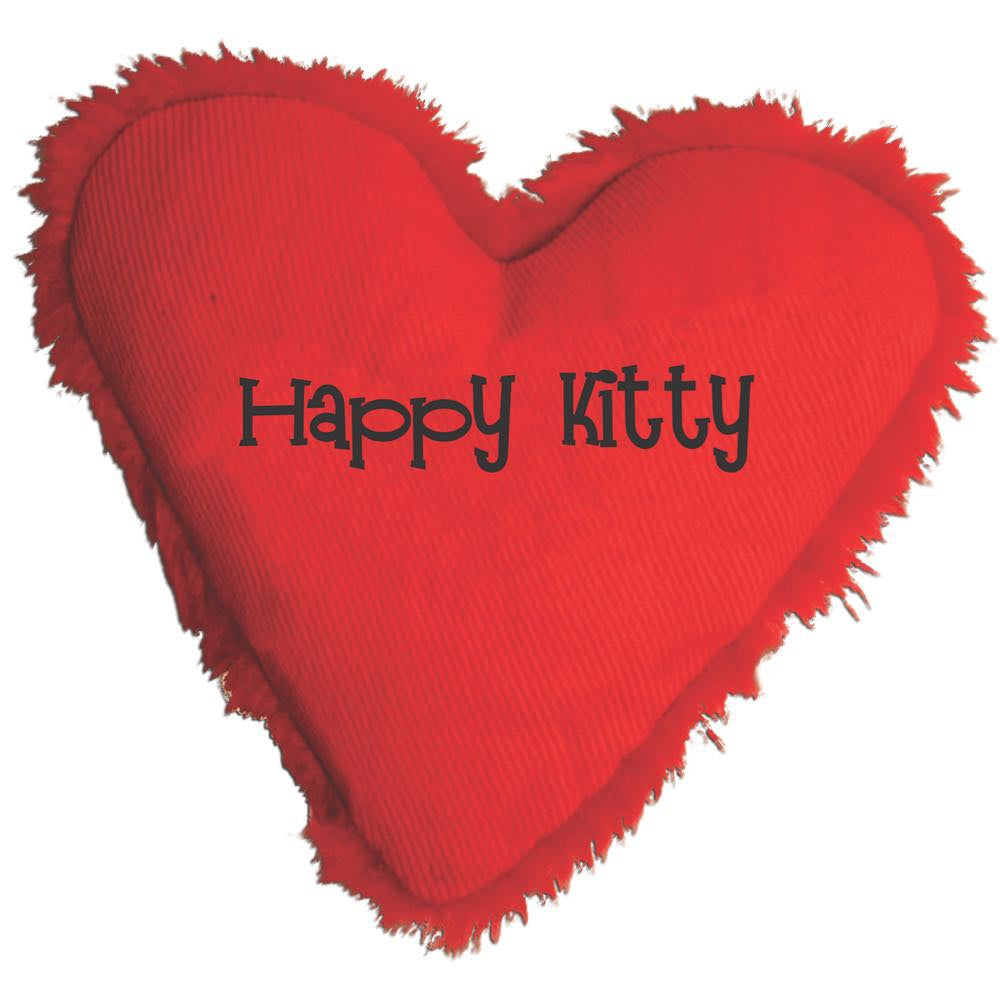 Yeowww! Catnip Hearrrt Attacks Happy Kitty Cat Toy - Kohepets
