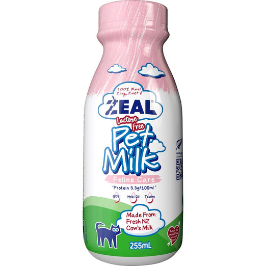Zeal Feline Care LactoseFree Pet Milk For Cats 255ml Kohepets