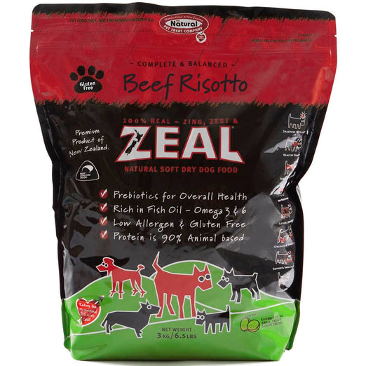 Zeal Beef Risotto Soft Dry Dog Food 3kg - Kohepets