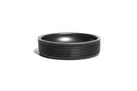 Zee.Cat Duo Cat Bowl (Black)
